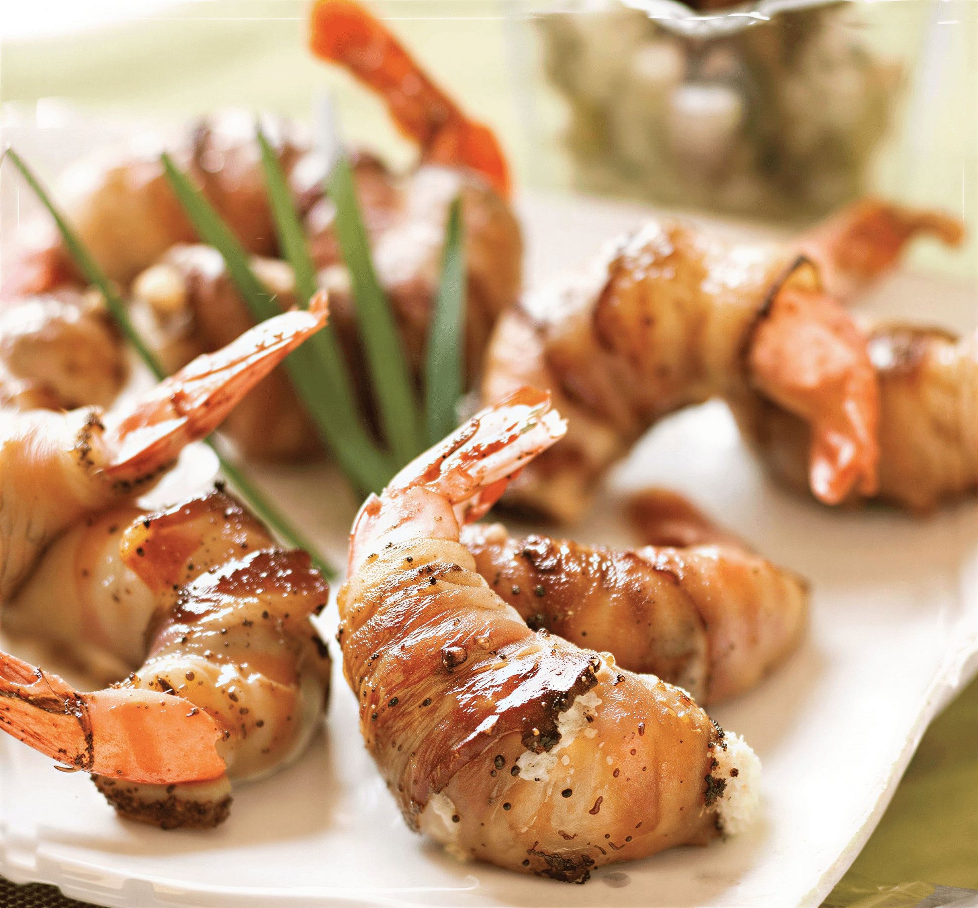 Bacon wrapped shrimp 