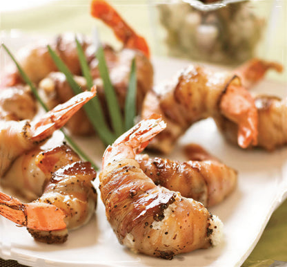 Bacon wrapped shrimp 