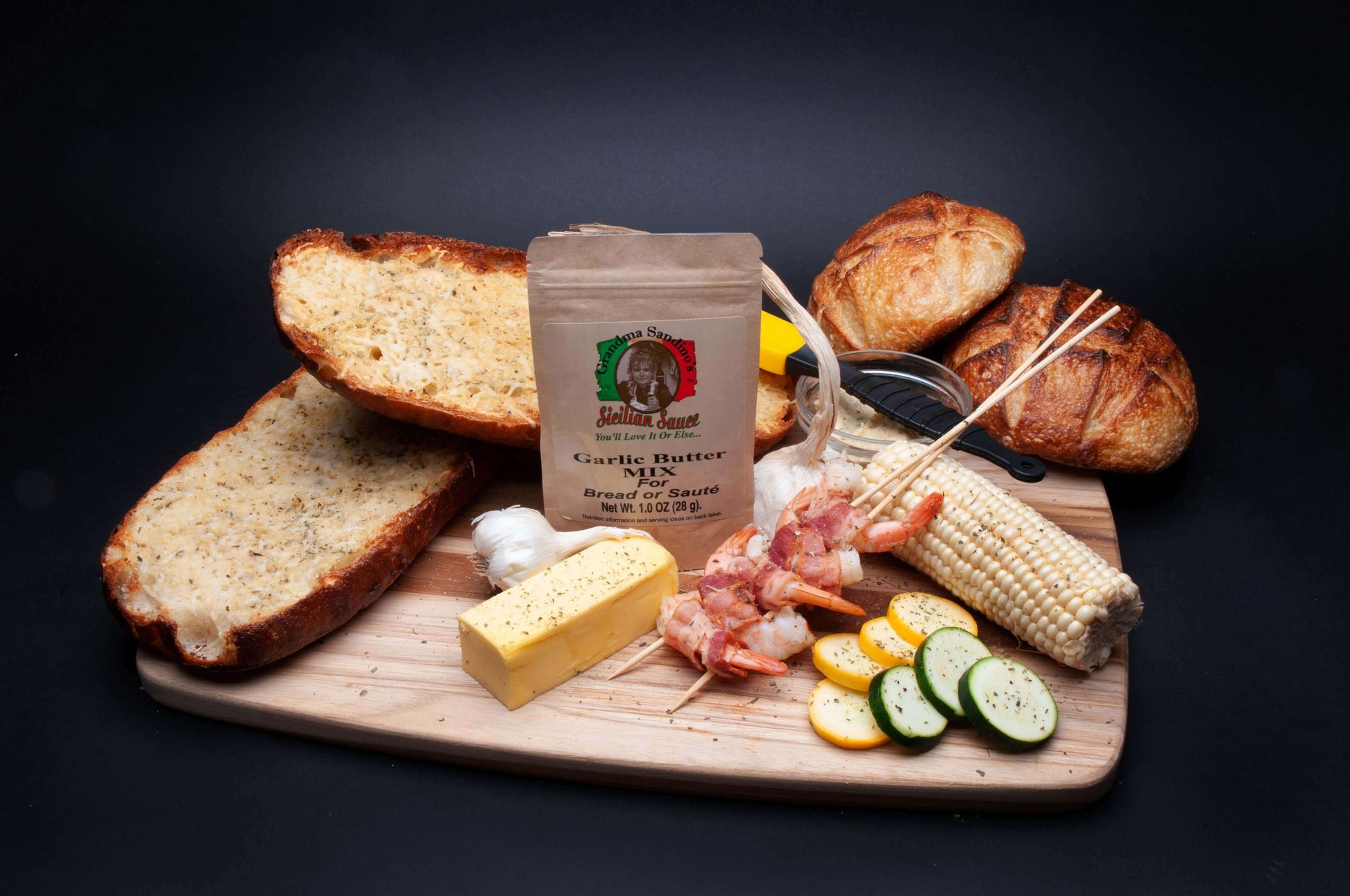 Garlic butter for bread, steak, any sea food